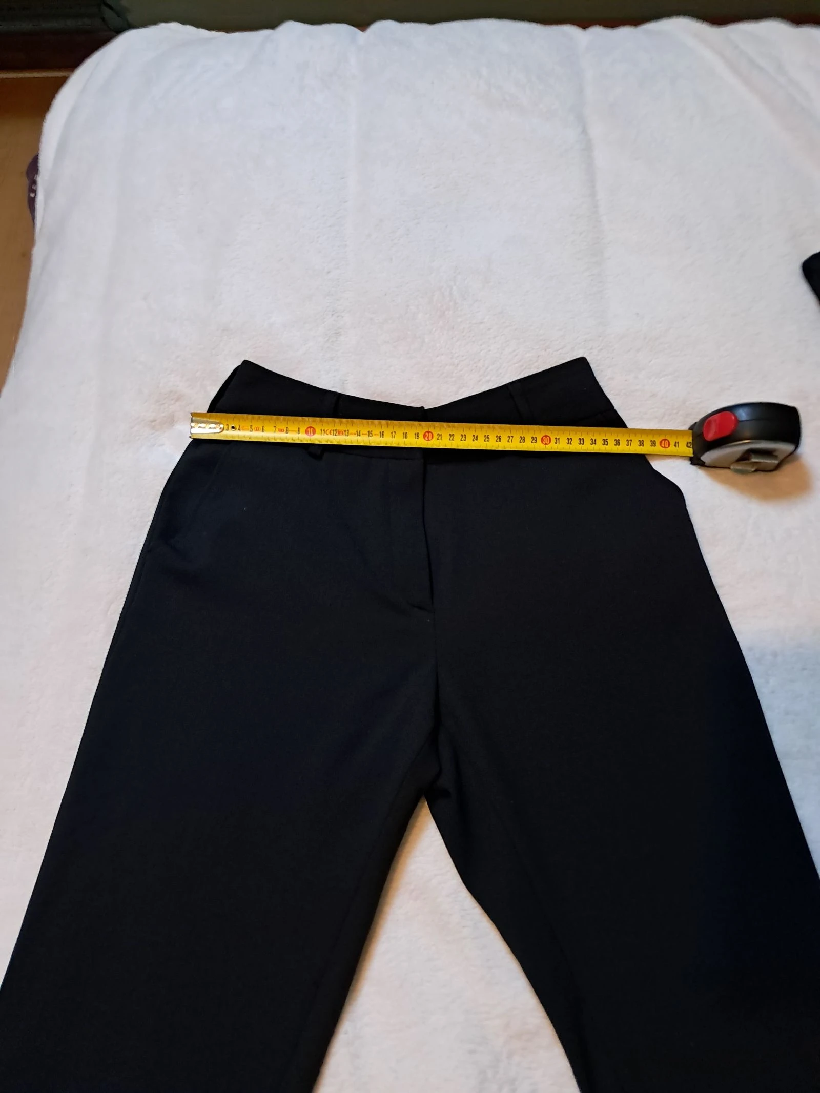 Klassieke korte broek, wijde pijpen. Caroll. Maat S – photo 14